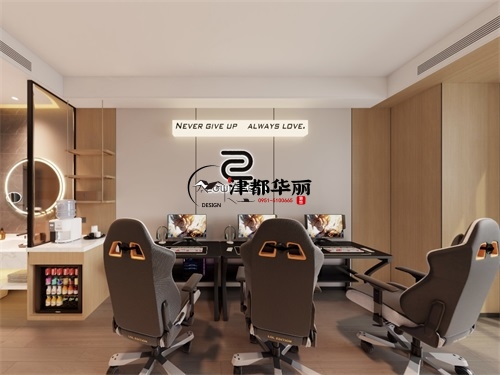 銀川電競酒店裝修設計項目|津都華麗設計