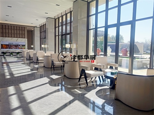 銀川售樓部大廳裝修設計項目|津都華麗設計
