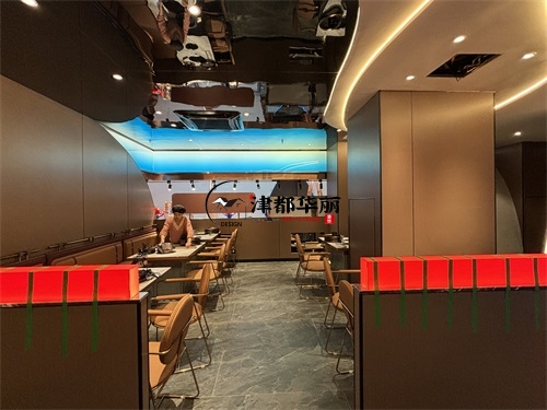 銀川自助餐廳裝修設計項目|津都華麗設計